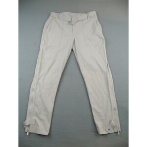 Athleta Pants Women 10 Light Biege Trekkie Belted Athleisure